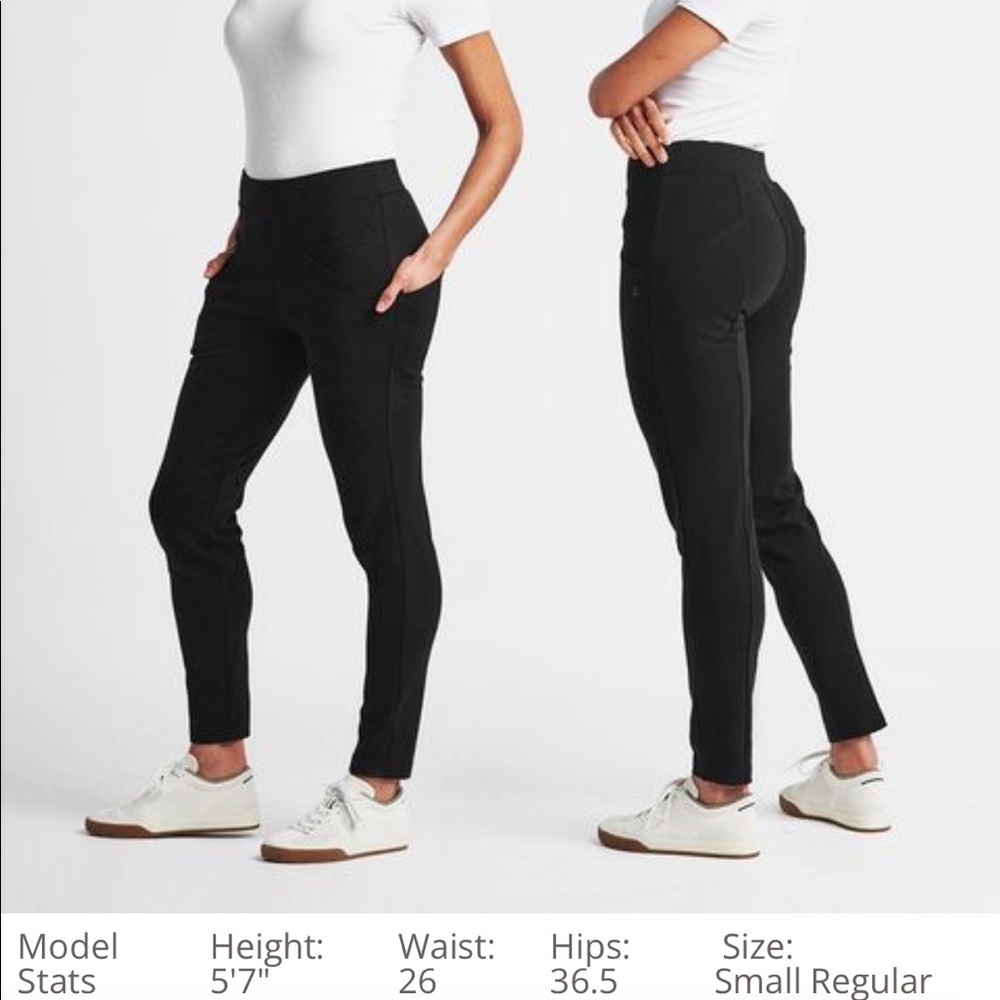 BETABRAND: Zipperless Journey Pants (Black) - Small Petite